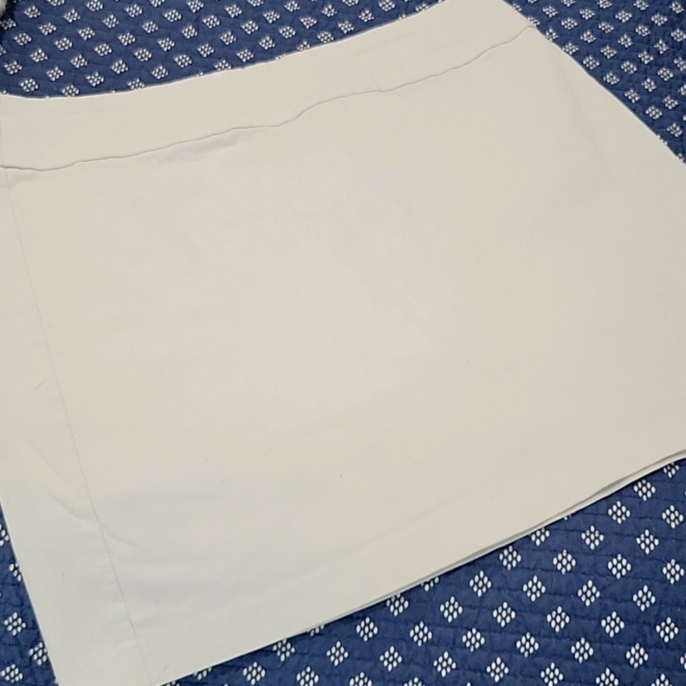 White Skort